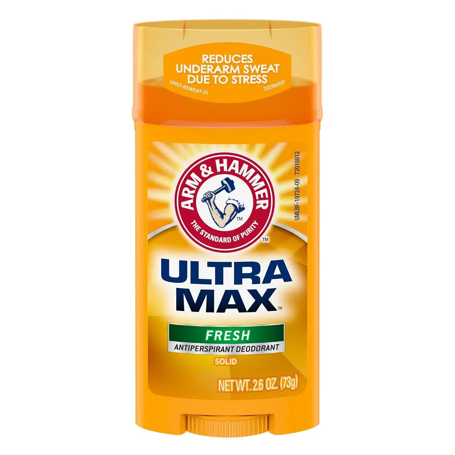 Arm & Hammer Deodorant 2.6 Ounce Solid Ultra Max Fresh (Wide) (76ml) (6 Pack)